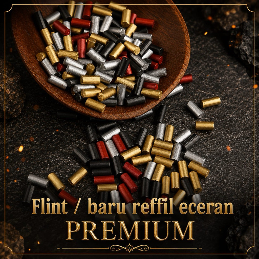 Batu Korek api premium eceran, batu reffil korek api