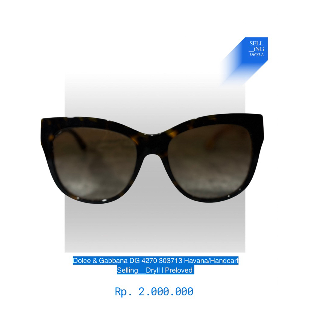 Dolce & Gabbana Sunglasses | Selling__Dryll | Preloved