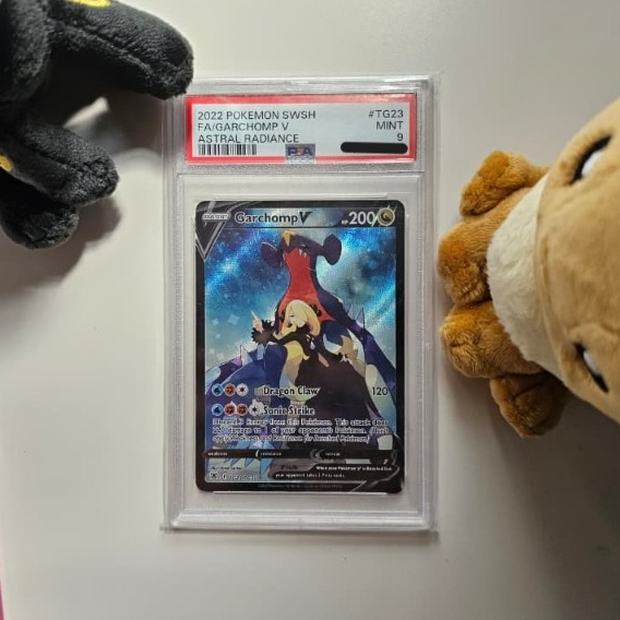 PSA 9 - Garchomp V TG23 EN