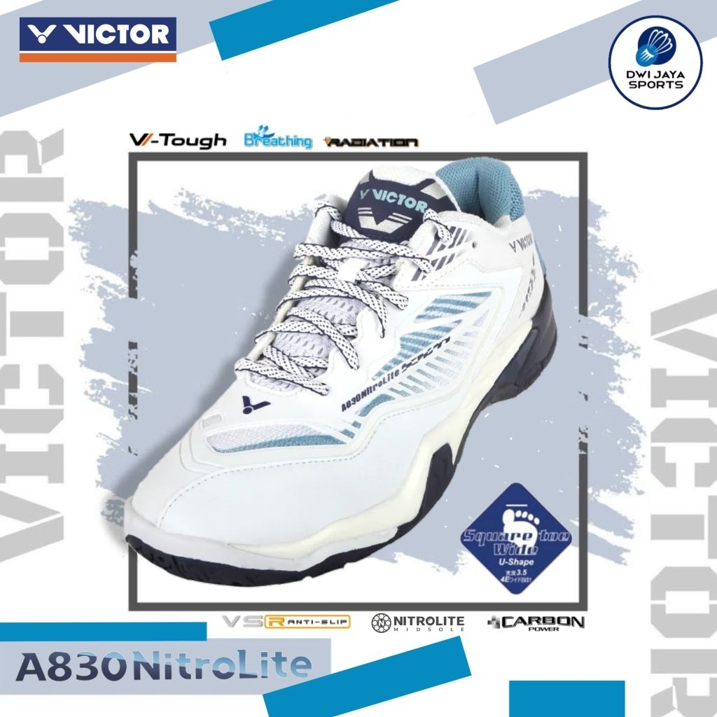 New Sepatu Olahraga Badminton A830NITROLITE AB | Victor A830 Nitrolite | A830NLite