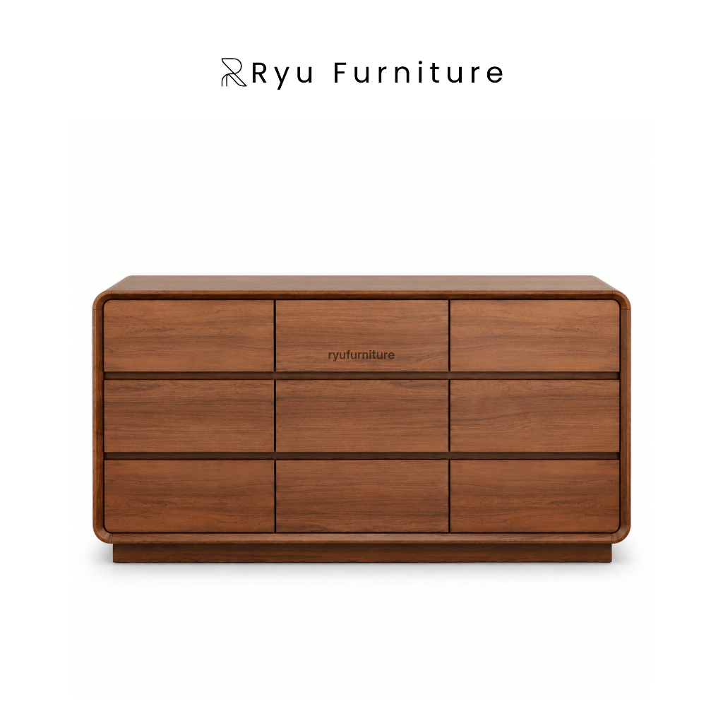 Bufet Retro Jati Bufet Minimalis Laci Kayu Jati