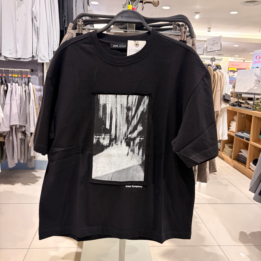 zes  kaos pria oversize