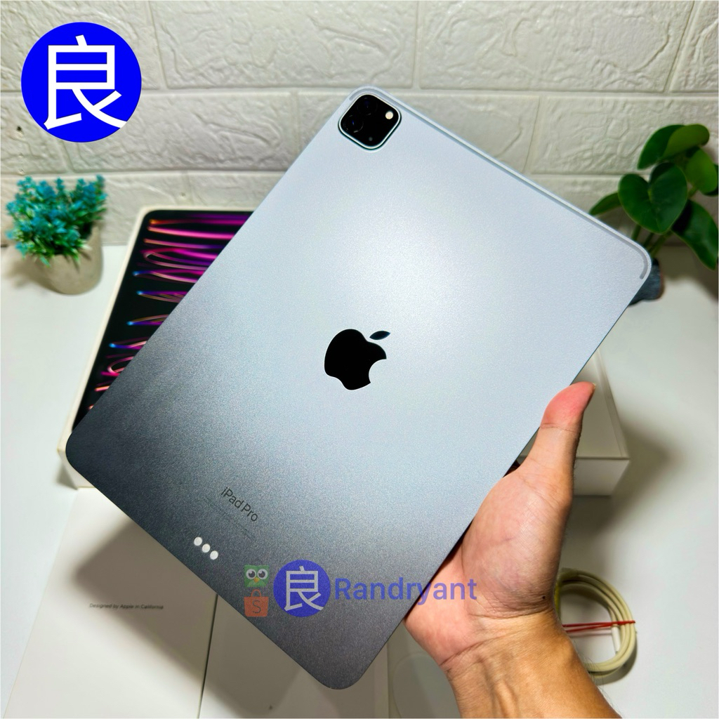 iPad Pro 11 Inchi M2 2022 256GB Space Gray INTER WiFi Only Fullset Ori Mulus Like New Bekas Second I