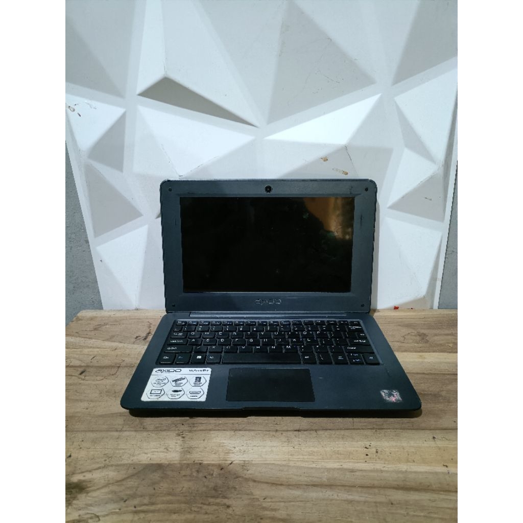 Notebook Axioo mybook 10 Intel Apollo lake N3350 - RAM 2GB - HARDISK 320GB - MESIN HIDUP - LCD MATI 