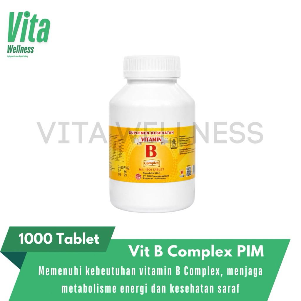 Vitamin B Complex PIM 1000 Tablet