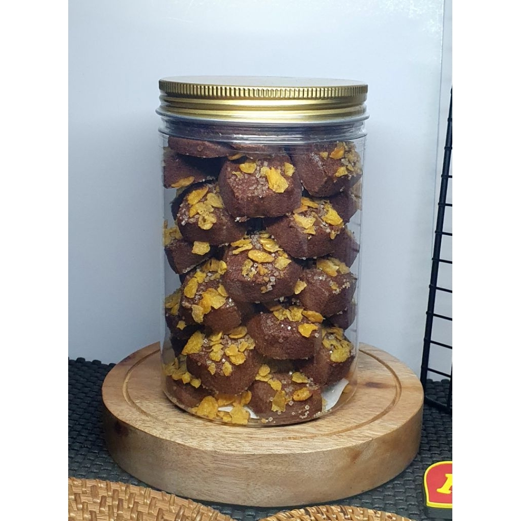 Chocoflake Kue Kering Merry Cookies - Multi Prima Rasa Toples Tabung 700ml