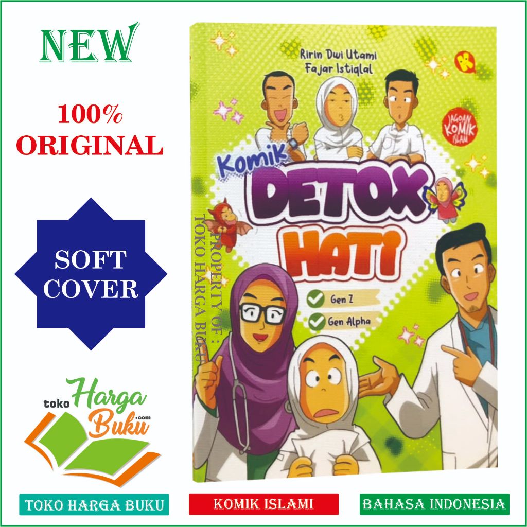 Foto Komik Detox Hati FULL COLOR untuk Gen Z Alpha Buku Anak Islami Thibbul Qulub Pustaka Al-Kautsar Kids