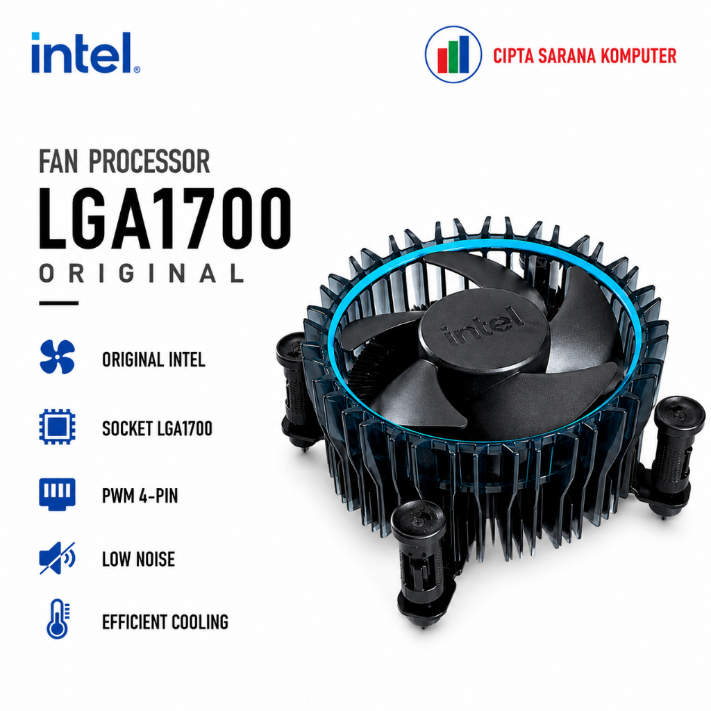 FAN PROCESSOR INTEL LGA 1700 ORIGINAL