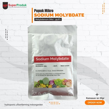 Natrium Molybdate / Sodium Molybdate - 20 gr - Pupuk Mikro Hidroponik