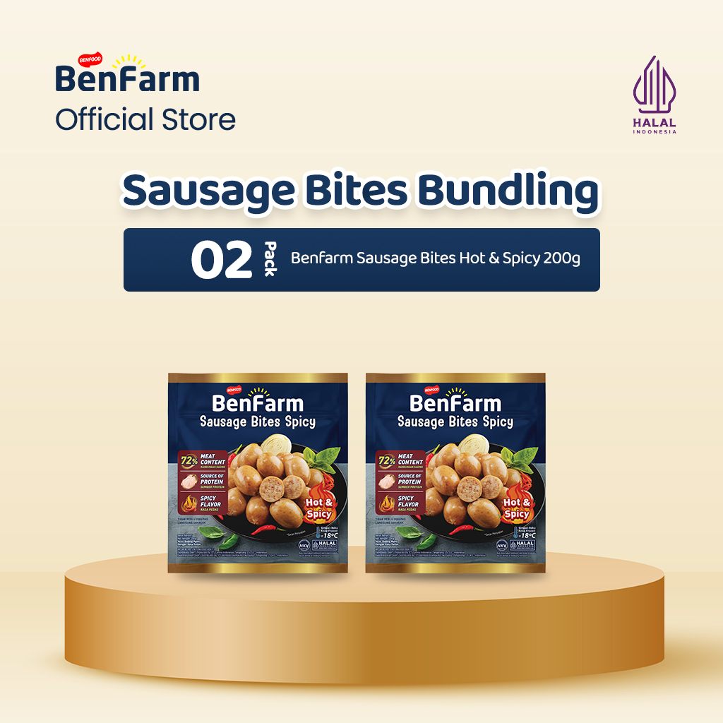 Benfarm Sausage Bites Hot and Spicy Package