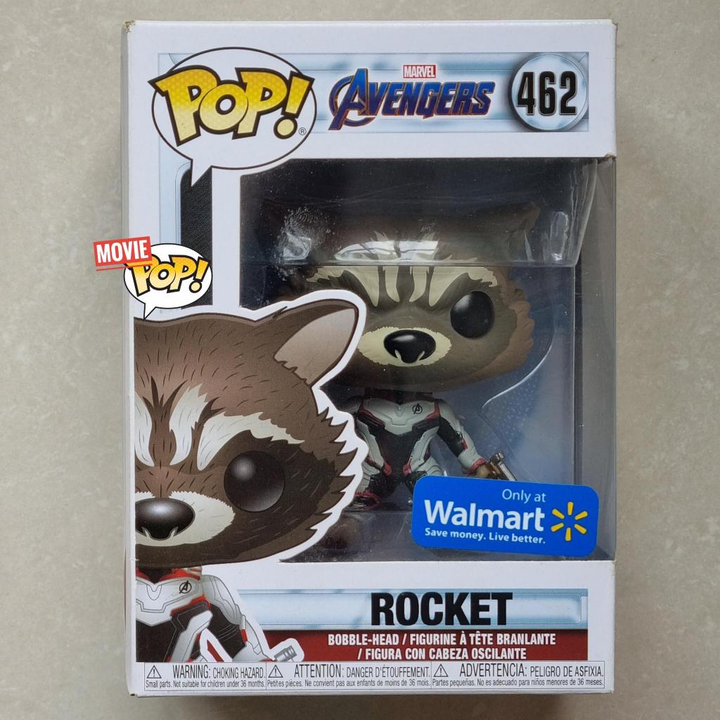 Funko POP Marvel Avengers Endgame Rocket Quantum Suit #462 Walmart Exclusive VAULTED FUNKO