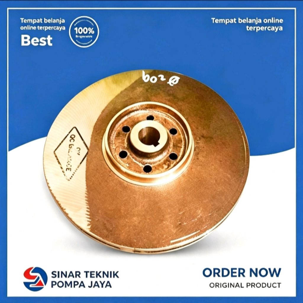 impeller Pompa Ebara 80x65 FSGA impeller Ebara Asli Original