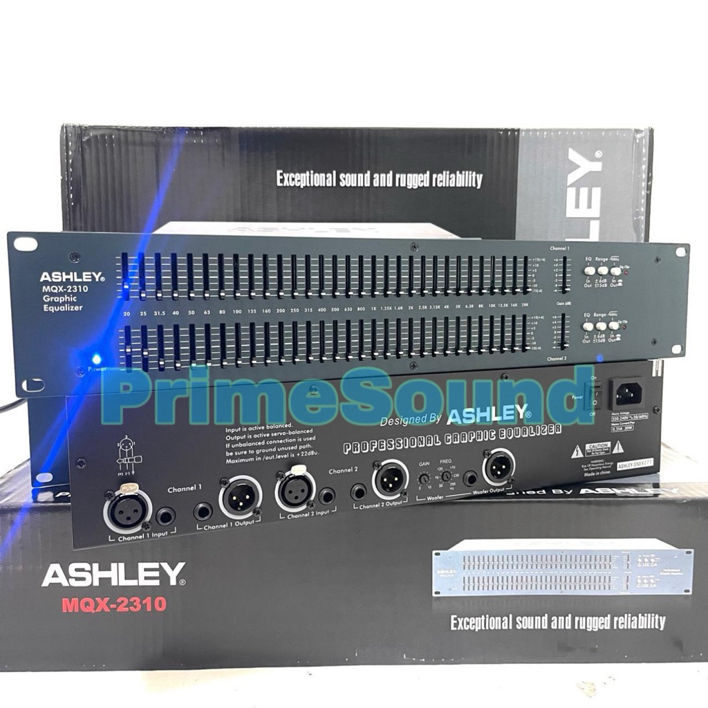 Equaliser Ashley Mqx 2310 Original Equalizer Ashley MQX2310 ashley Bagus ( Bisa COD )