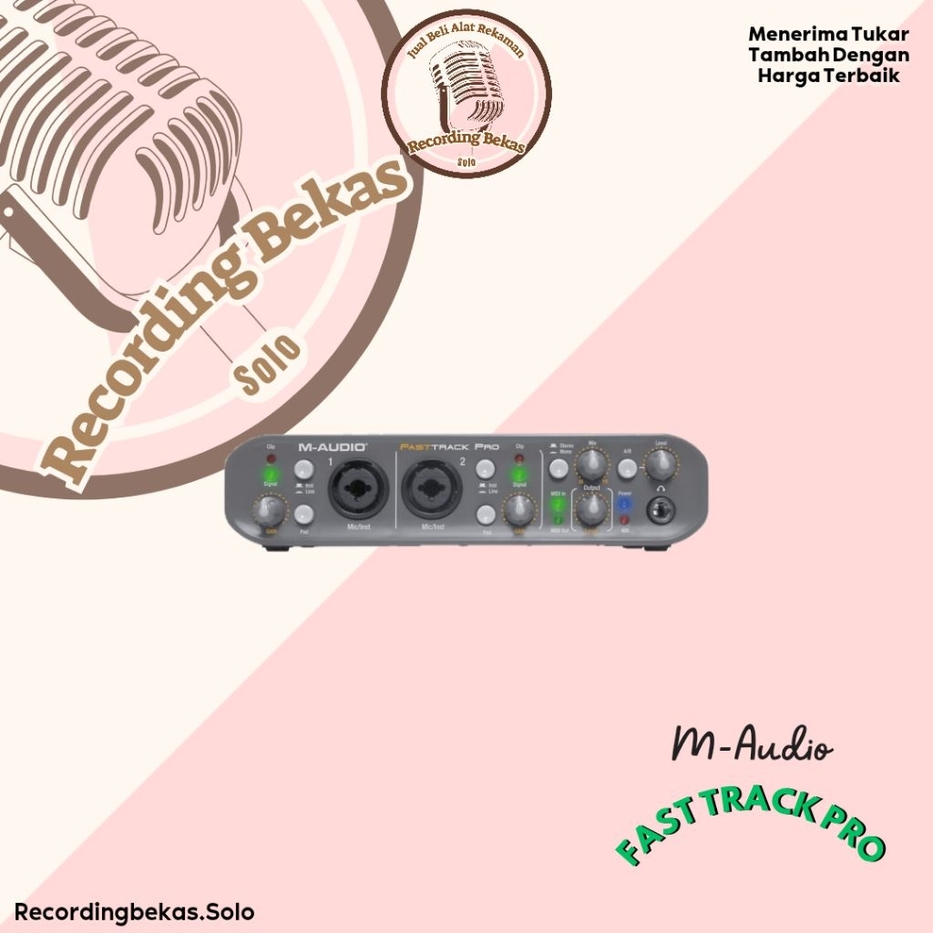 Soundcard M-Audio M Audio Fast Track Pro