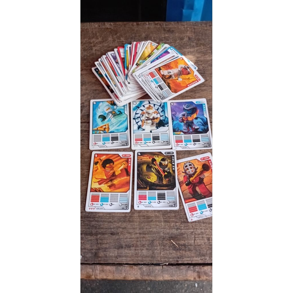 Mainan kartu Ninja go, Animal kaiser, Dino duel masters, kartu yu gi oh, kartu Scan 2Go