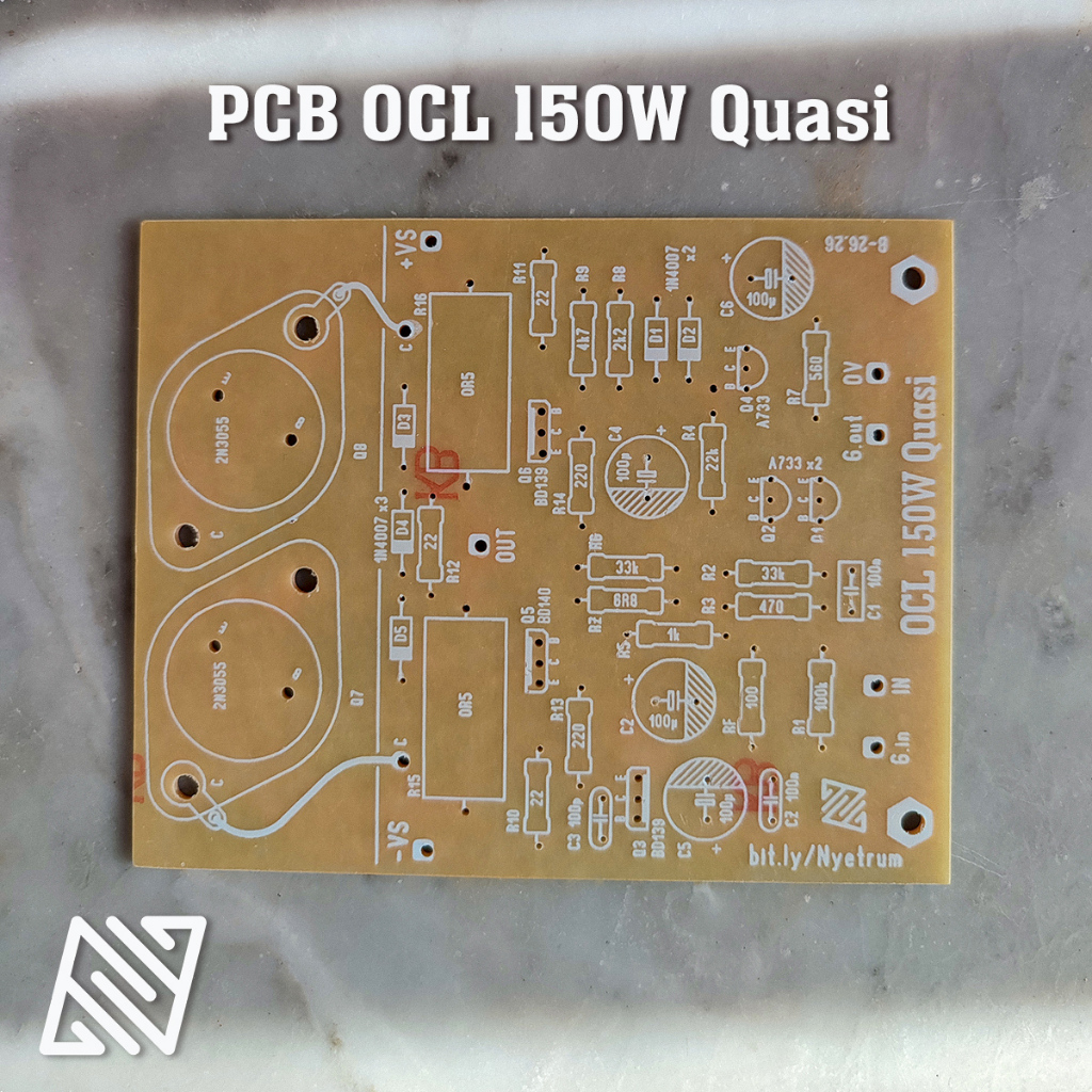 PCB OCL 150W Quasi