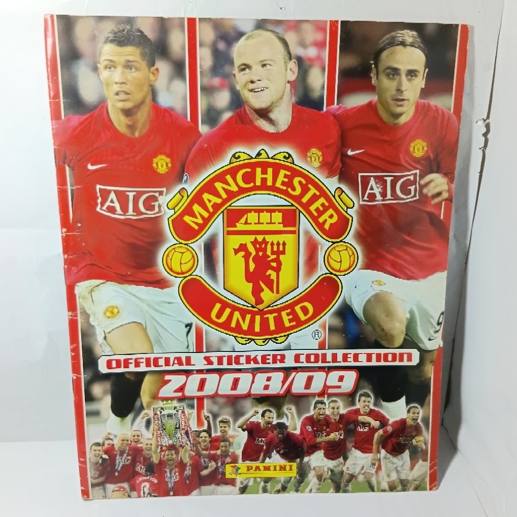 Majalah MANCHESTER UNITED OFFICIAL STICKER COLLECTION 2008/09