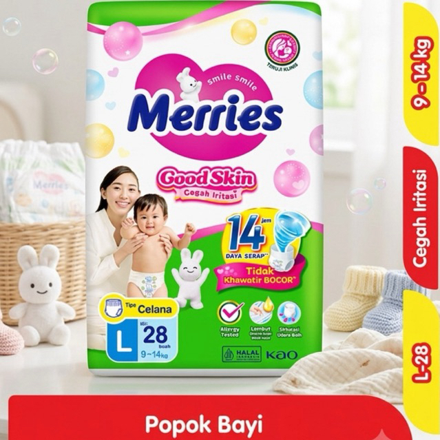 Merries Good Skin Popok Celana M/L/XL/XXL || Popok Celana Merries