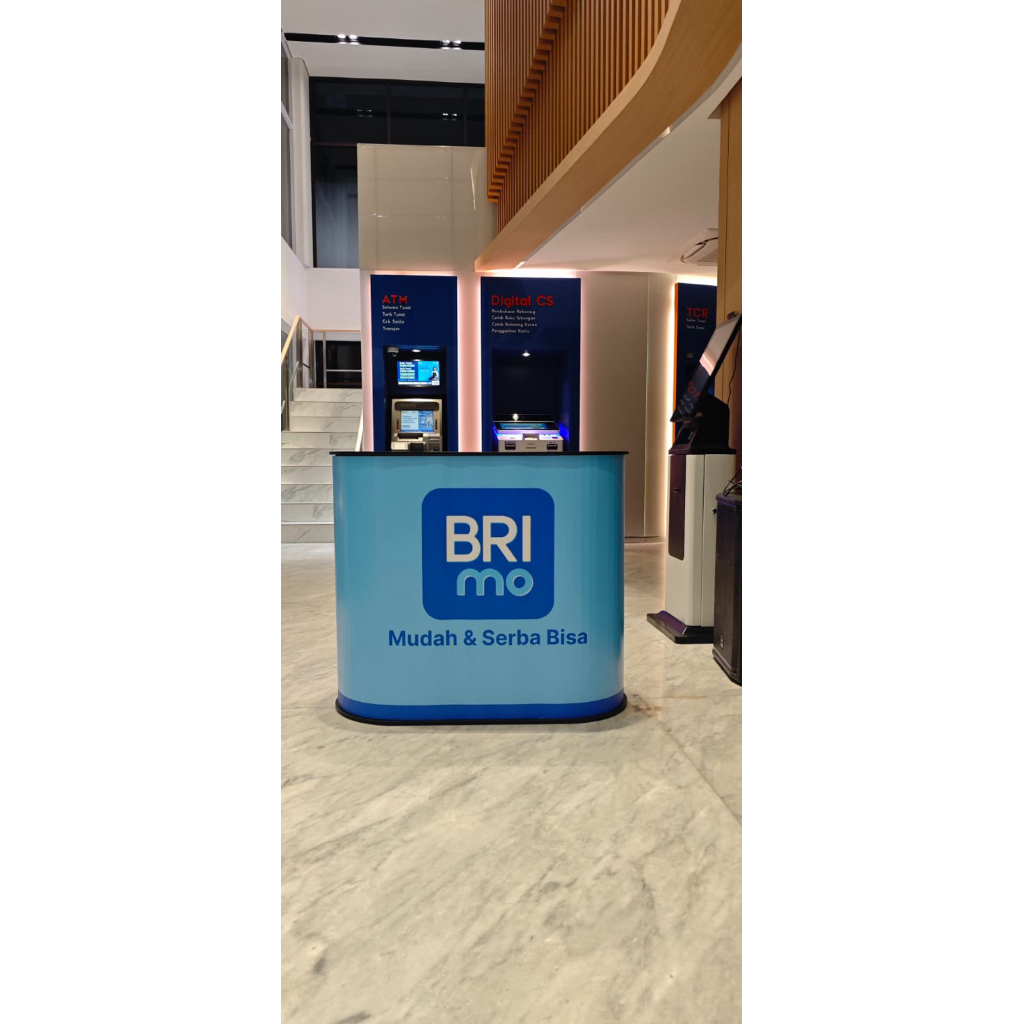 Booth Polycounter Custom Portable | Booth UMKM | Booth Pameran | Booth Jualan | Booth Promosi