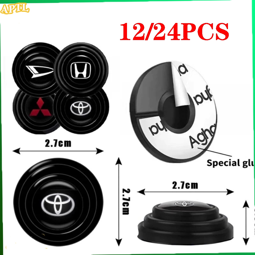 12Pcs Karet Peredam Pintu Mobil Universal - Bantalan Silent Door Anti Banting Keras, Kedap Suara Bag
