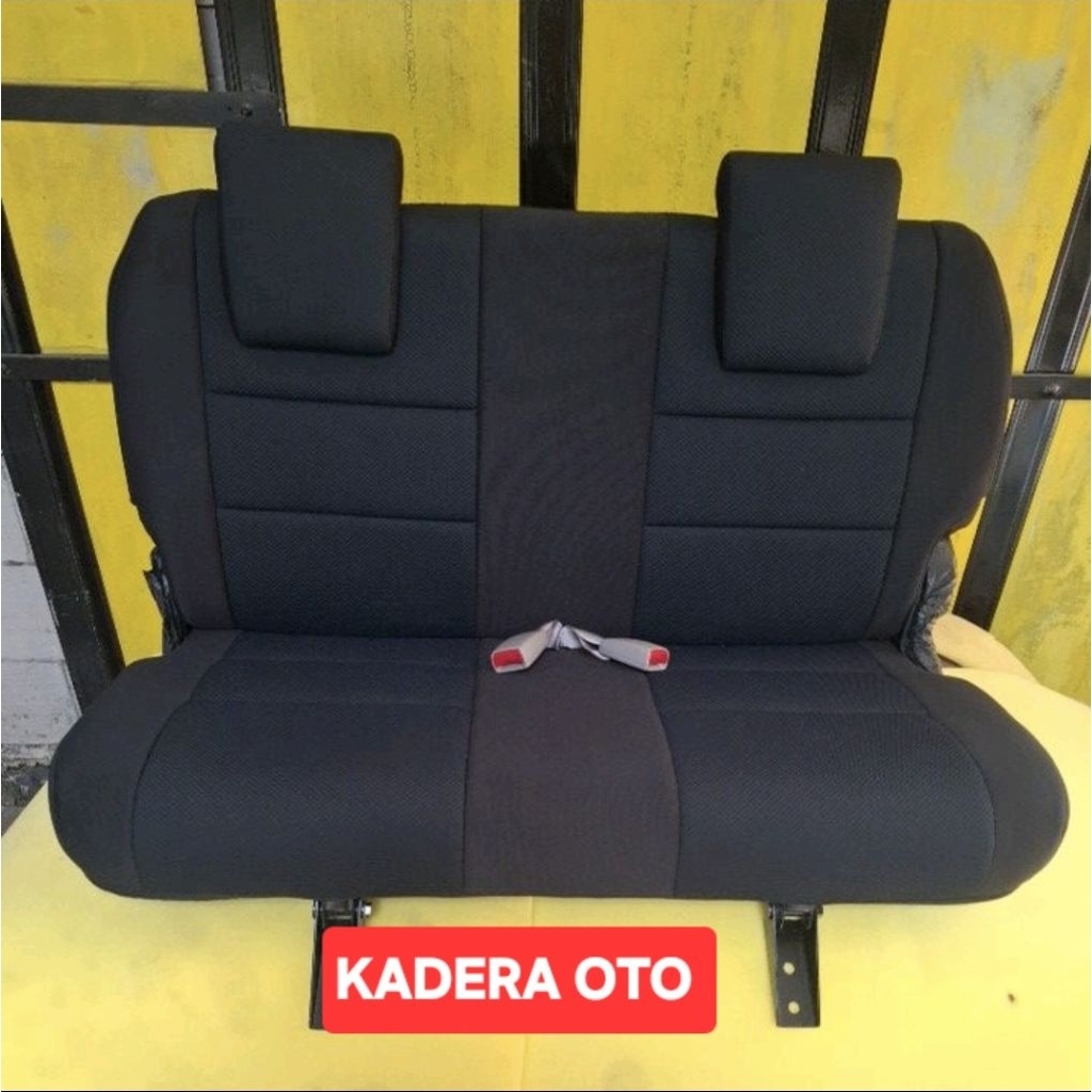 jok belakang sigra jok calya kain hitam totol biru car seat cushions