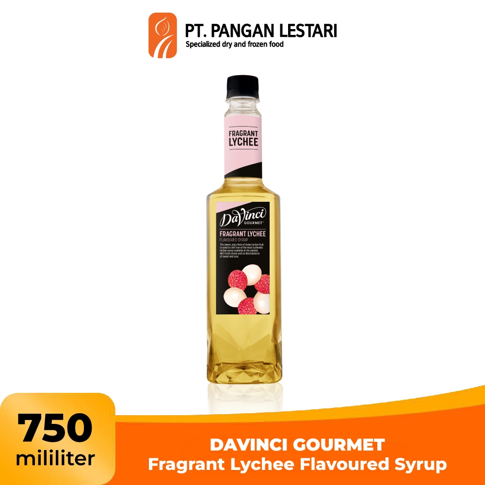 Davinci Fragrant Lychee Flavoured Syrup 750ml - Sirup Rasa Leci