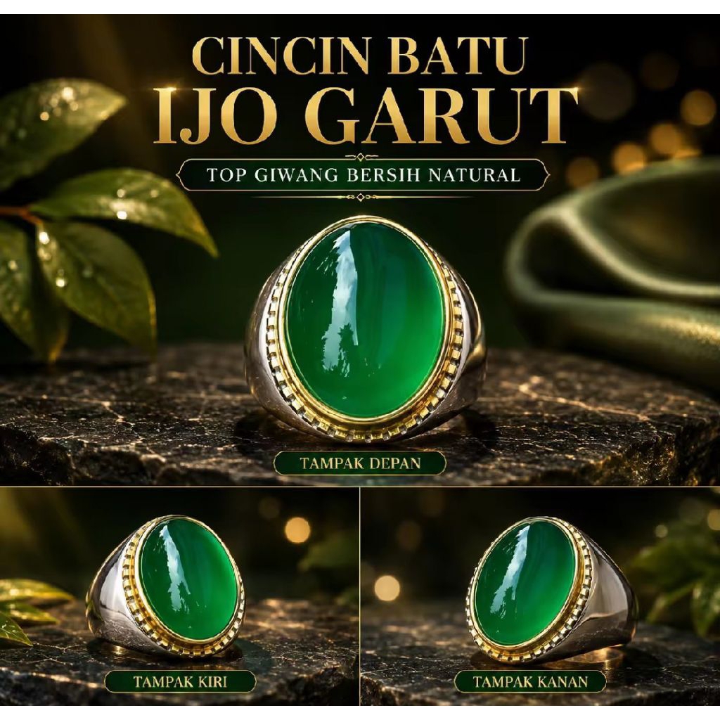 Batu ijo garut asli natural