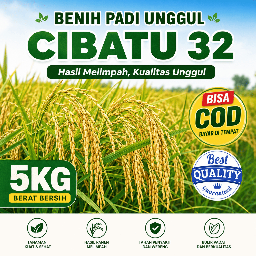 Benih Padi Unggul CIBATU 32 (5KG)