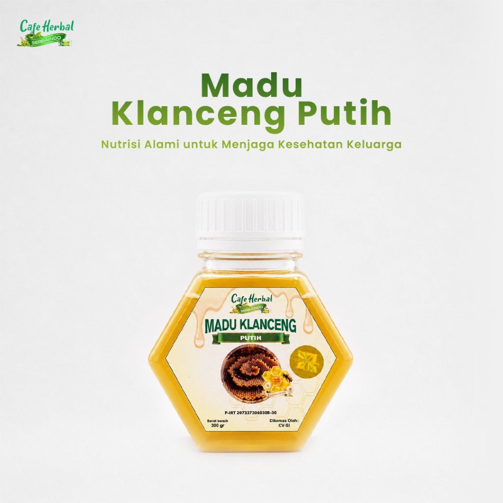 Madu Klanceng Putih 300gr - Madu Klanceng Premium