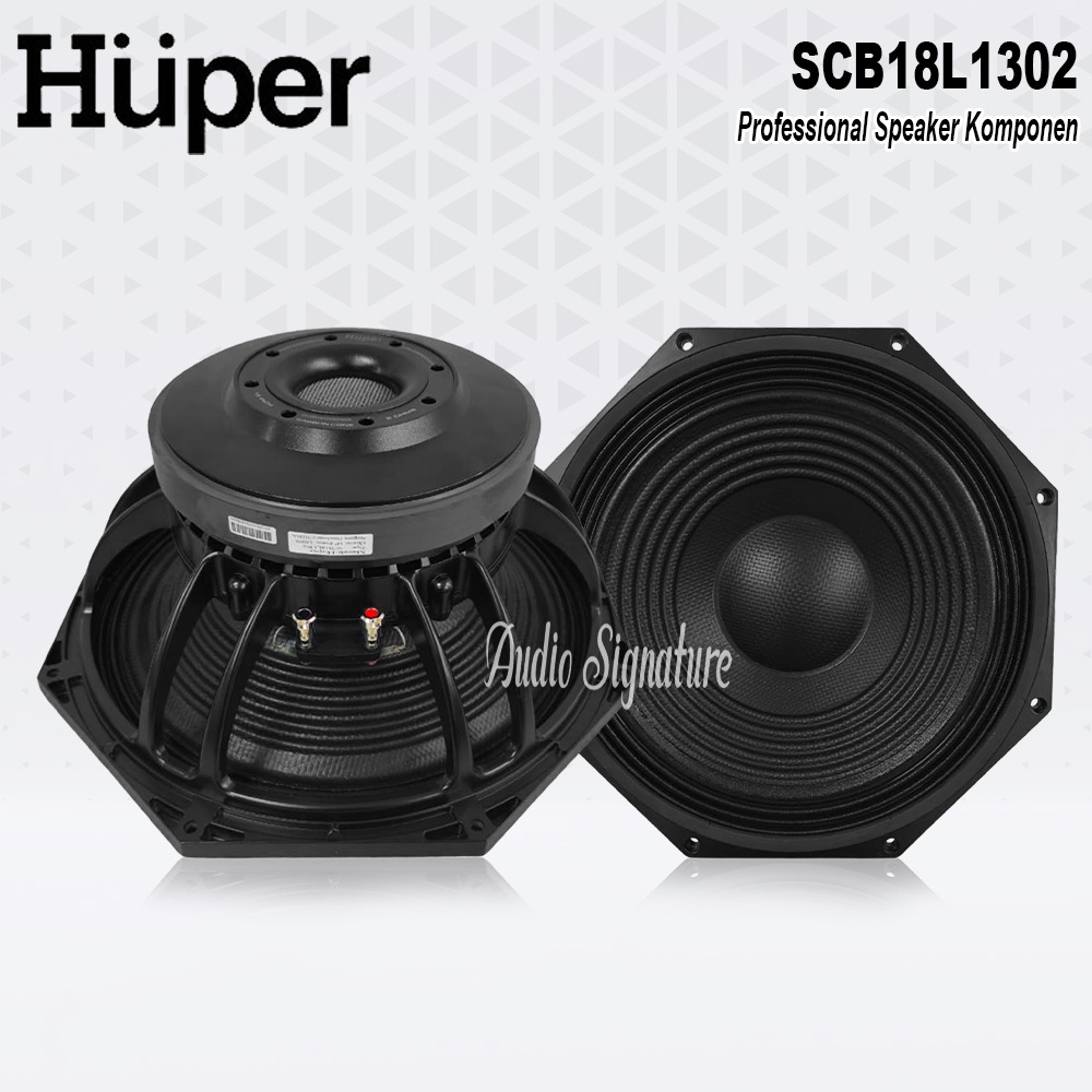 Komponen Speaker 18 Inch HUPER 1300 Watt SCB18L1302A / SCB18L13002 A