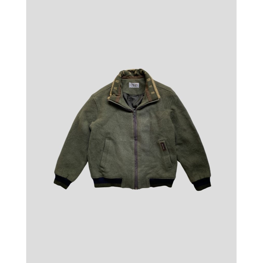 Arnold Palmer Harrington Wool Jacket Men Size M - Jaket Bomber Casual Vintage Second Original Brand
