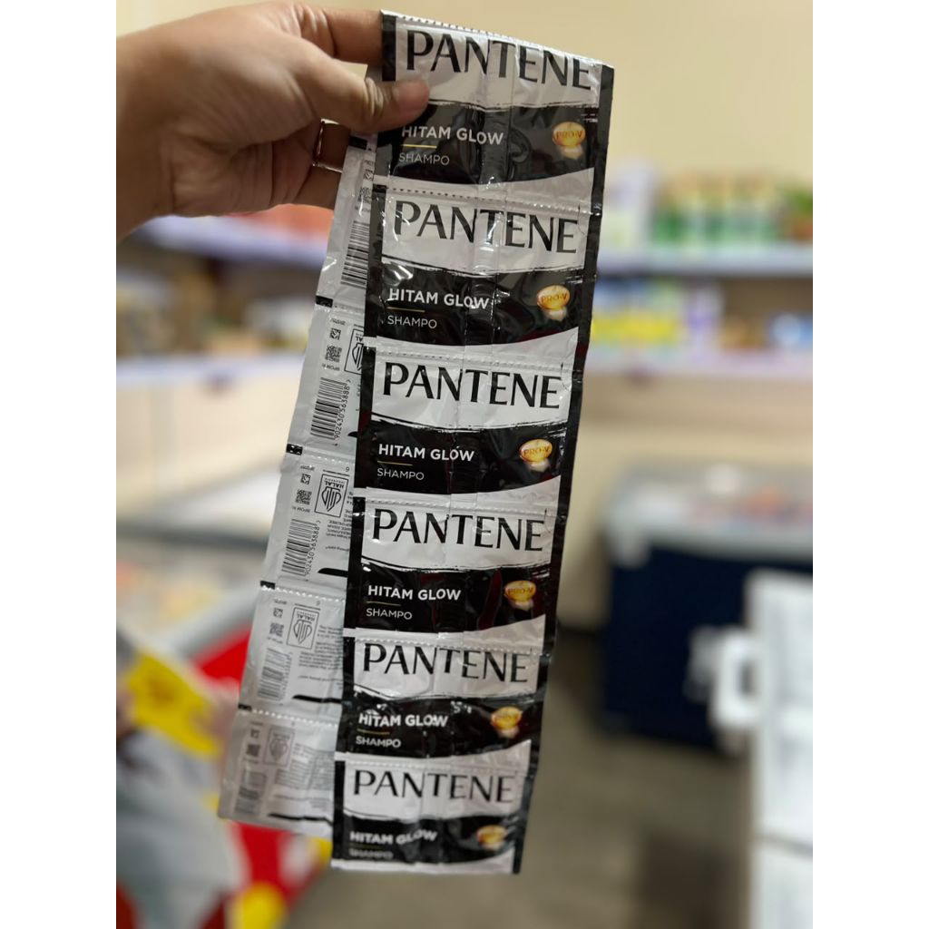 Shampo Sachet Pantene 1 Renceng 24 Pcs - Anti Ketombe, Rambut Hitam & Panjang, Lembut & Halus