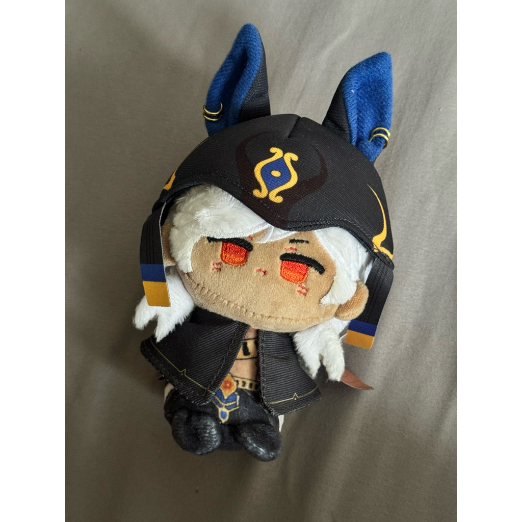 WTS cyno genshin impact plush perfect condition, chibi plush genshin