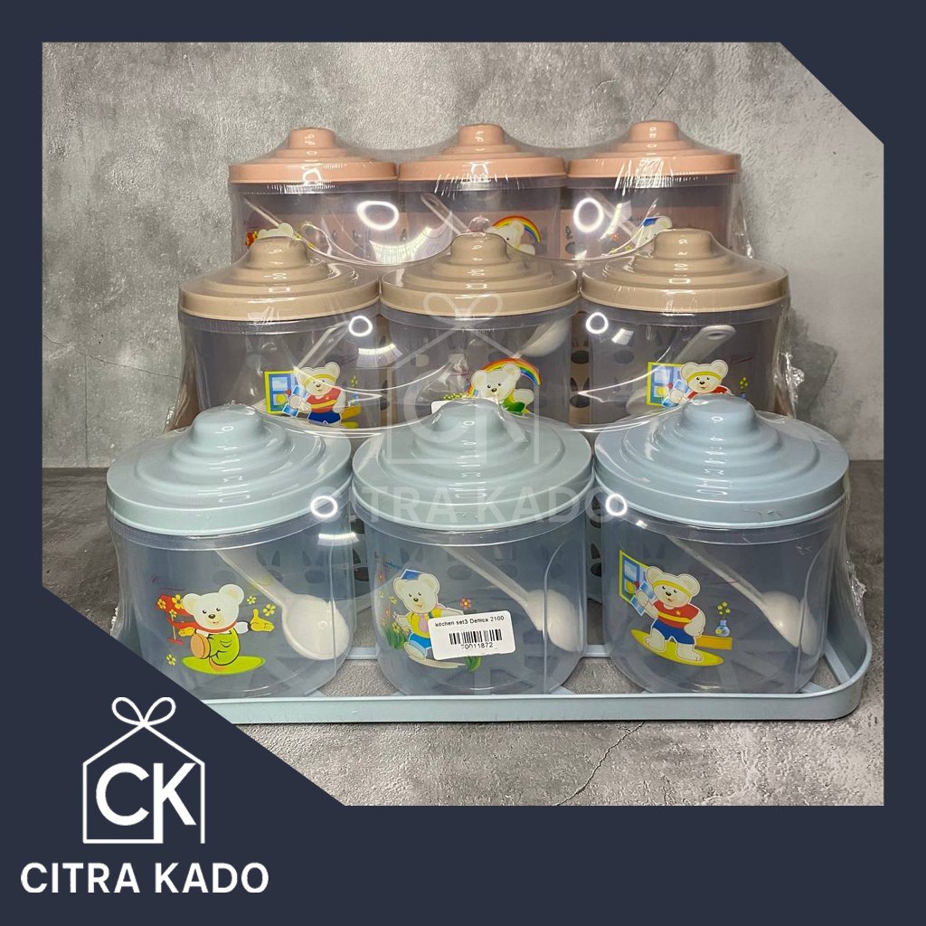 TEMPAT BUMBU SET/ KITCHEN BUMBU SET DENISA/DENISA BUMBU  HOMMY 2100