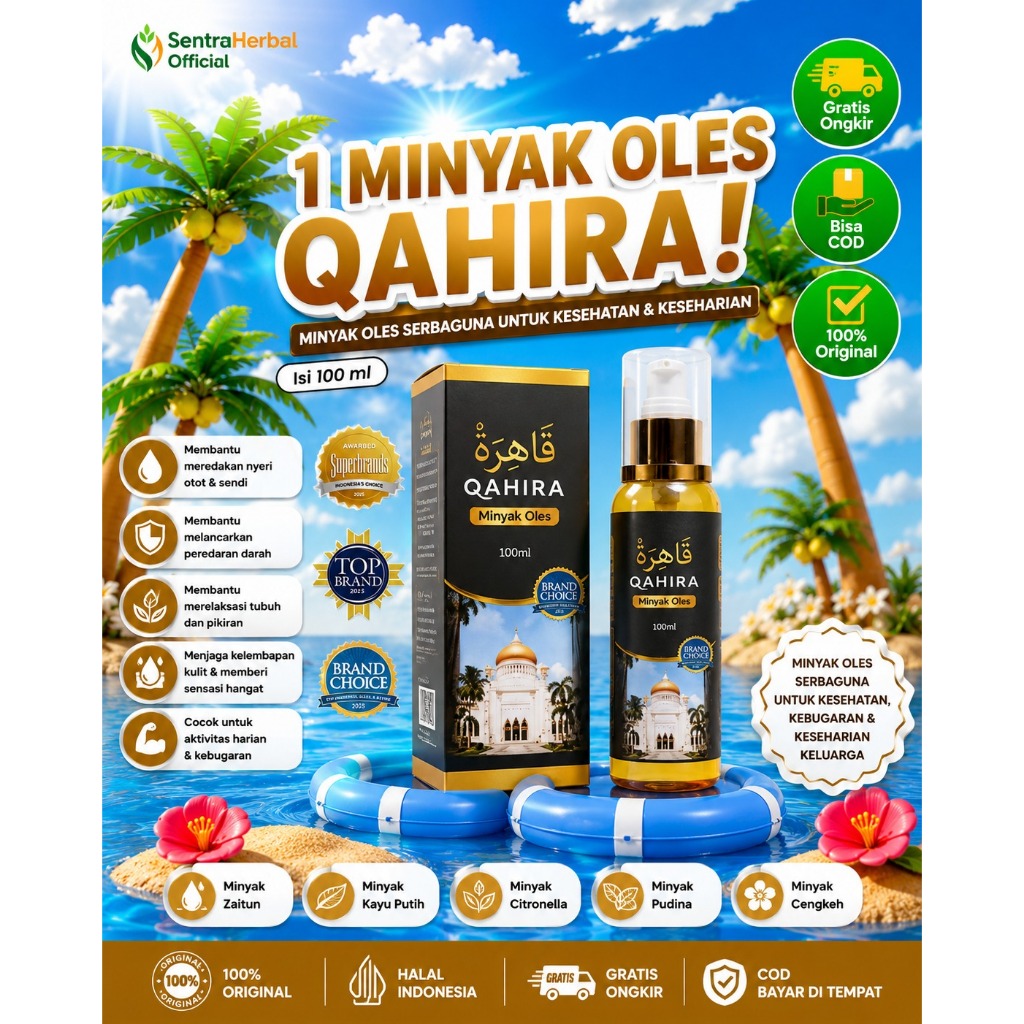 Minyak Oles Qahira 100ml
