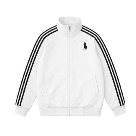 white jacket polo pria vintage terbaru dan terlaris - tracktop jacket sport pria wanita running