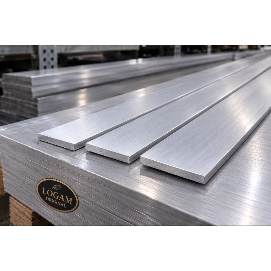 Plat strip alumunium 5mm × 20mm × 100mm