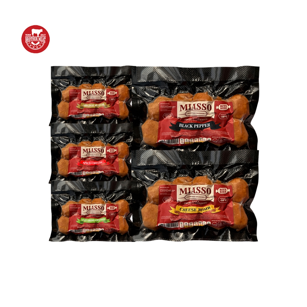 MIASSO Premium Sausage Bites 95gr - Brothermeatshop