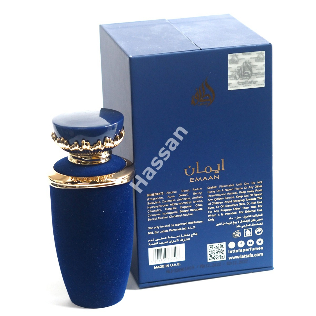 Emaan 100Ml Lattafa  Minyak Wangi Intense Women Scent Perfume