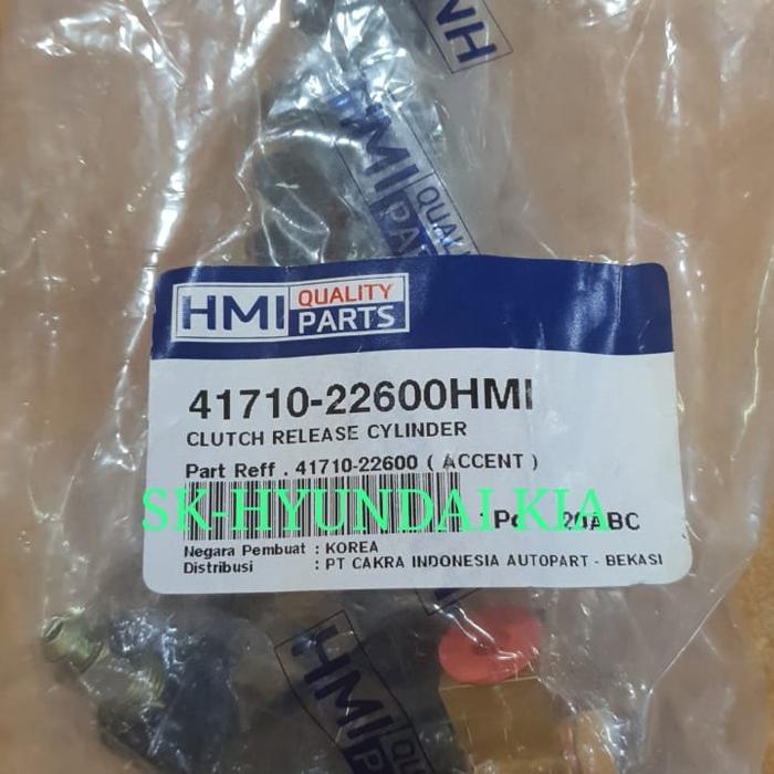 MASTER KOPLING BAWAH CLUTCH RELEASE CYLINDER 41710-22600 HYUNDAI ACCENT VERNA AVEGA GETZ CAKRA - ASL