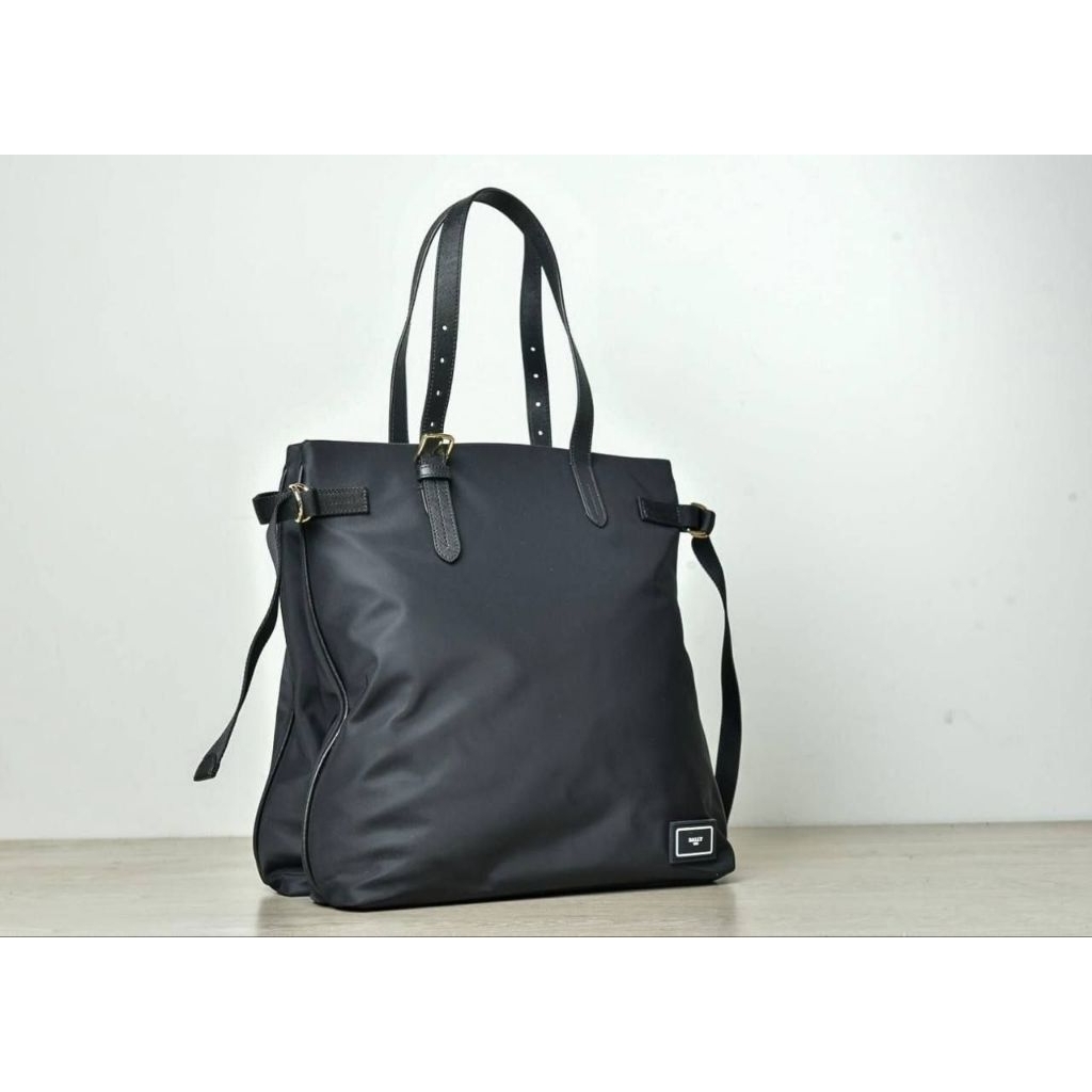 BALLY Chi*aro Nylon Black Tote Bag