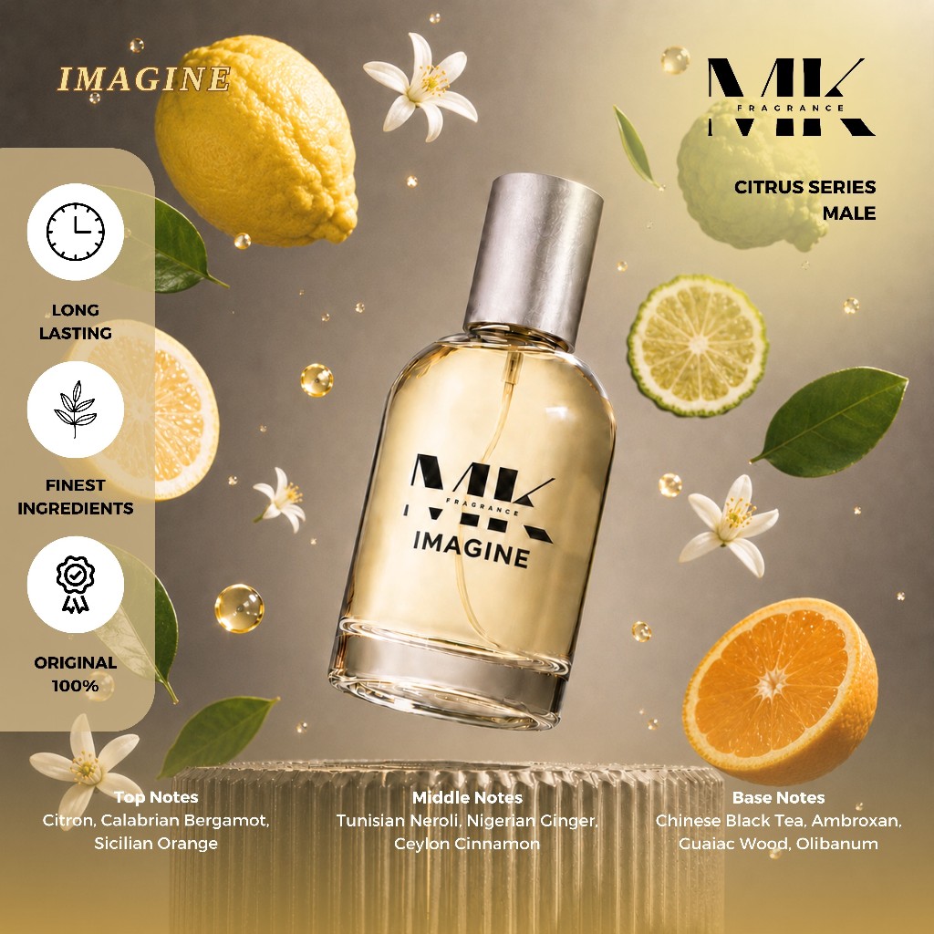 Imagine {Citrus Series} MKFragrance Luxury Perfume - Parfum Wanita Pria Eau De Parfum Parfume - Limi