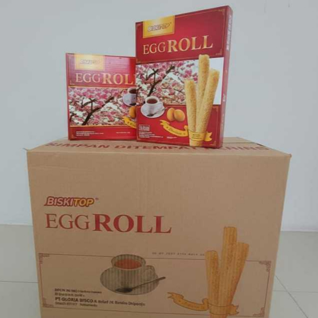 Biscuit Egg Roll 86gr x 24 / Biskitop Egg Roll Biskuit 1dus