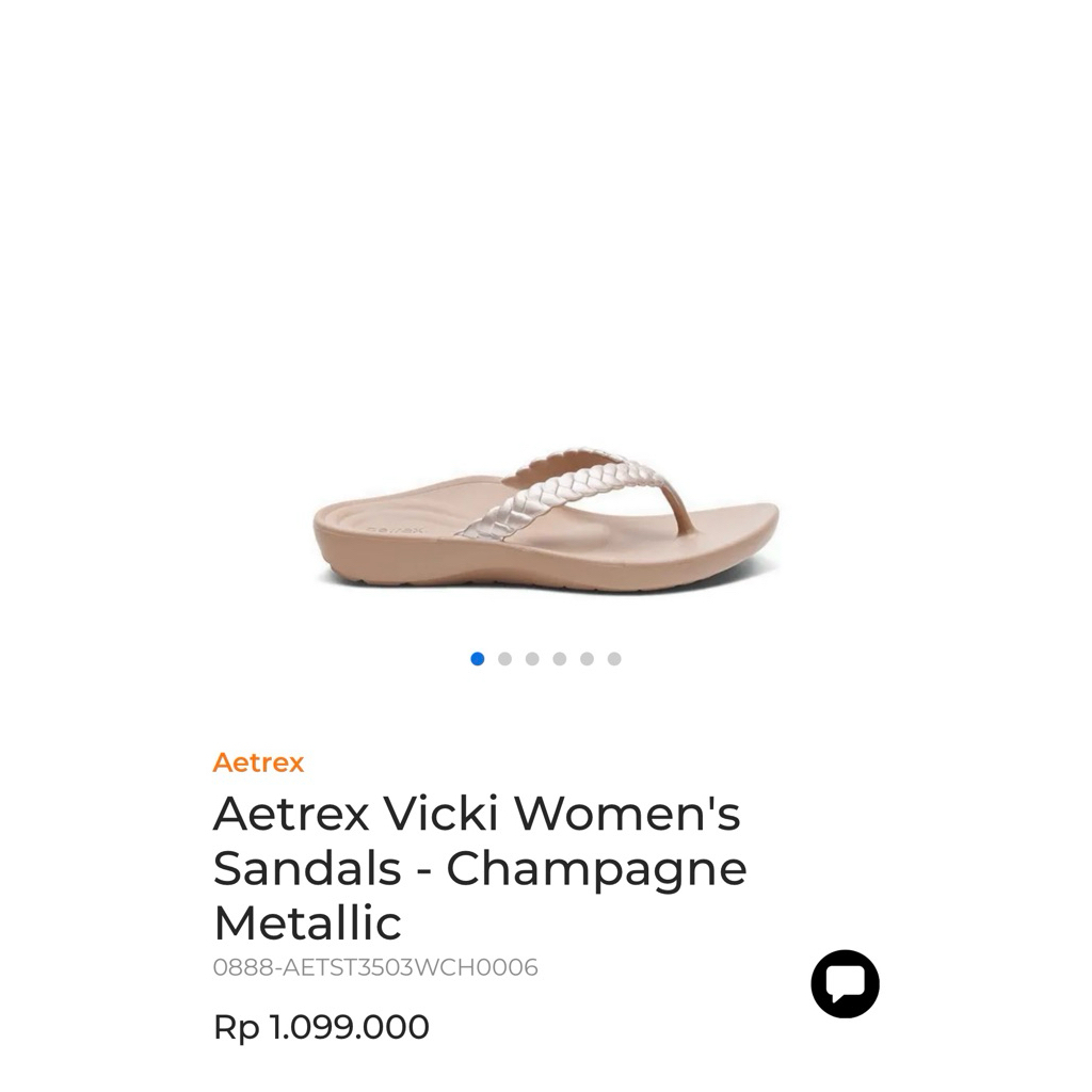 preloved aetrex woman vicki sandal