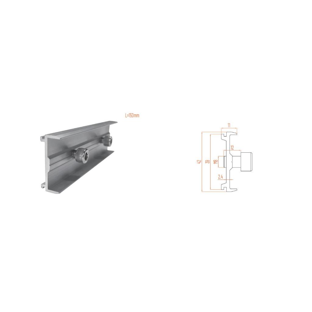 Mounting Solar Panel Rail Jointer