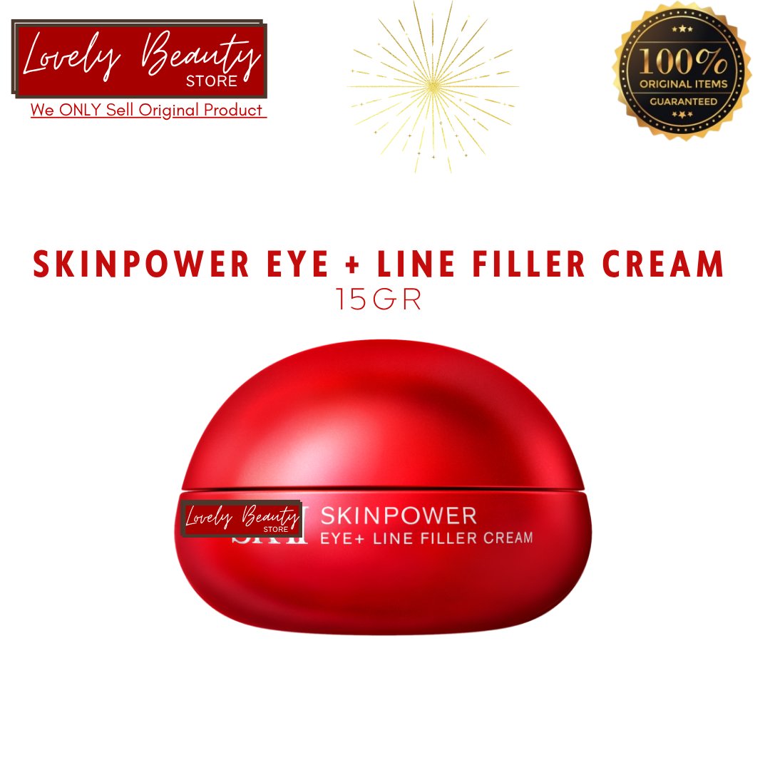 Skinpower Eye + Line Filler Cream Pelembab Mata Anti-aging + Glowing (New Eye + Line Filler Cream)