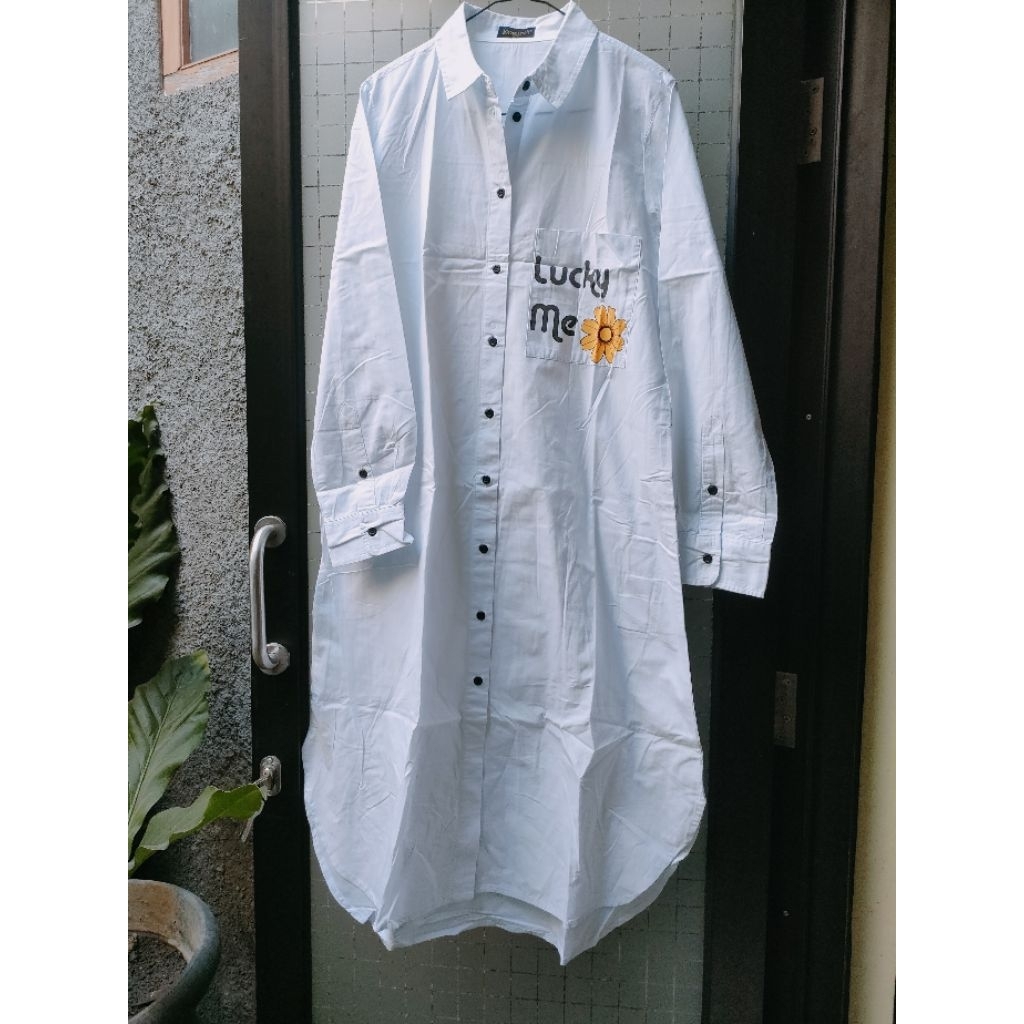 Korina tunik preloved putih size SM