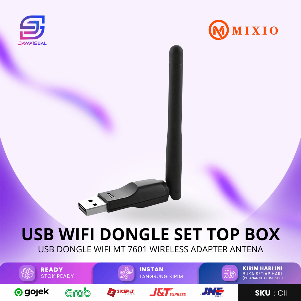 MIXIO USB Wifi Dongle Set Top Box Adapter Antena Wifi PC STB