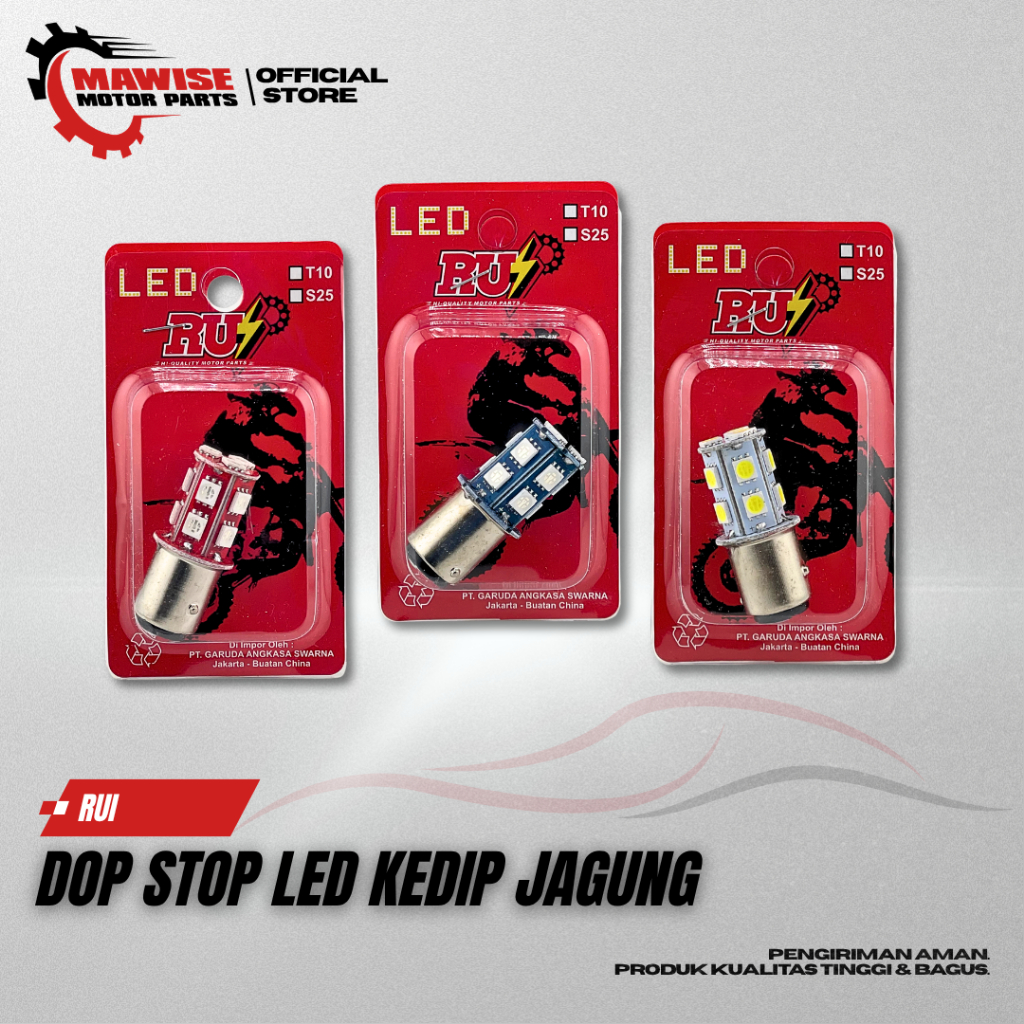 DOP STOP LED KEDIP JAGUNG - Lampu Stop LED Model Jagung 13 Mata Flashing Kedip / Harga Per Biji