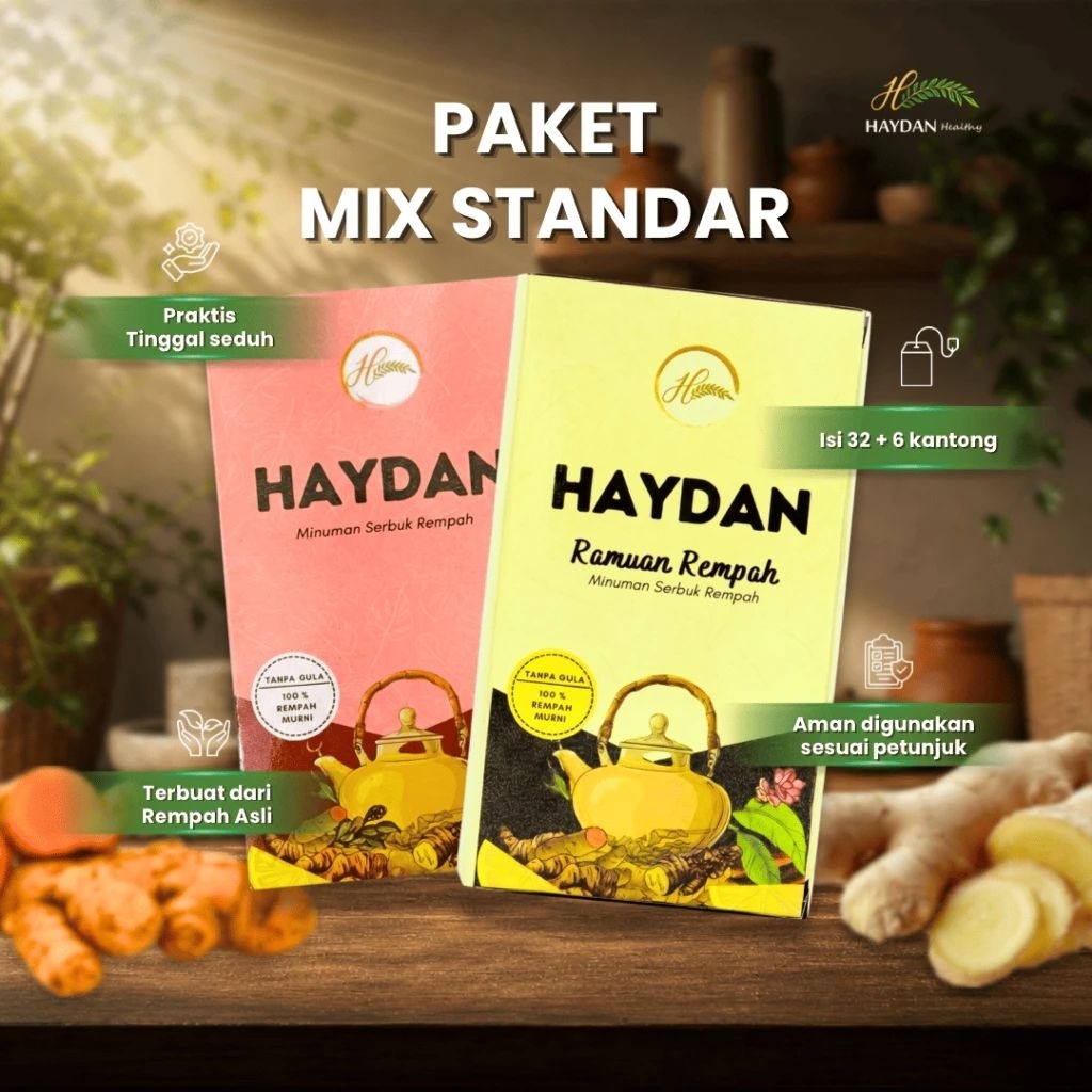 HAYDAN | Paket PROMIL & Turun BB / DIET | Haid Lancar | Herbal | Ampuh | JSR